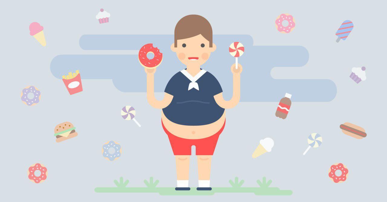 Иллюстрация: Избыточный вес у детей